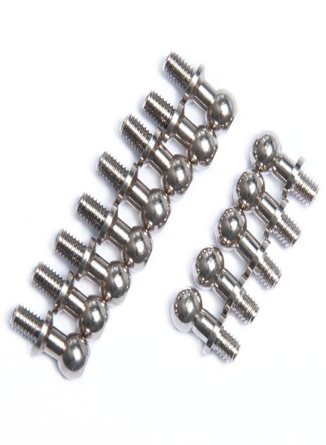 MORFUM 13PCS Metal Ball Head Screws, RC Car Steel Ball Head Rod End Holder Tie Rod End Hole Kit for 1/10 Sakura D4 RC Drift Racing Car Upgrade Parts Accessories - Image 1
